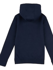 Синий - US Polo Assn. Толстовка на молнии из 100% хлопка для мальчиков - Изображение 2 из 3