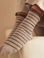 Brown Thermal Ankle Socks 2 Pack - Image 2 of 5