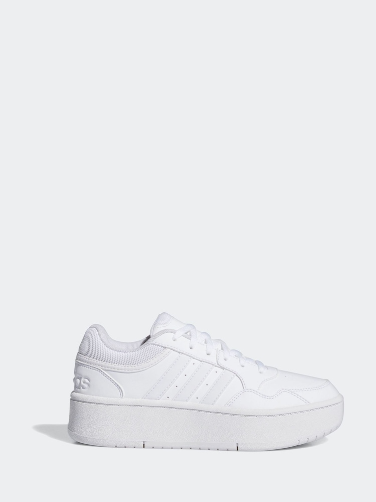 adidas White Hoops 3.0 Bold Trainers - Image 1 of 8 adidas White Hoops 3.0 Bold Trainers - Image 1 of 8