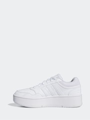 adidas White Hoops 3.0 Bold Trainers - Image 7 of 8