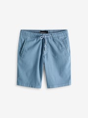 Remus Uomo Blue Slim Leg Tencel Stretch Chino Shorts - Image 1 of 1