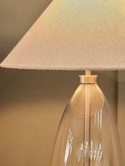 Brushed Chrome Derwent Table Lamp - Image 2 of 5