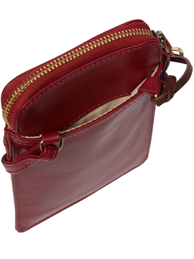 Conkca Bambino Leather Cross-Body Phone Bag - Image 6 of 9
