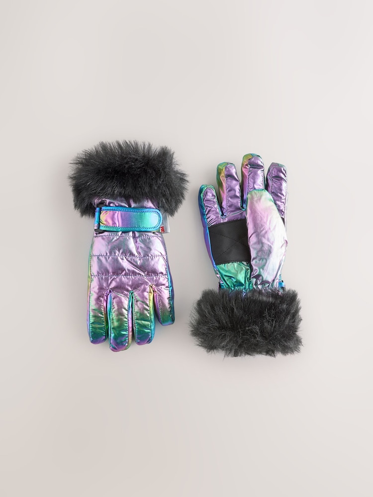 Metallic Ski Gloves (3-16yrs) - Image 4 of 4