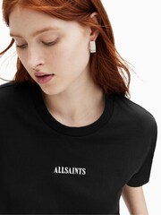 AllSaints Black Fortuna BF T-Shirt - Image 5 of 7