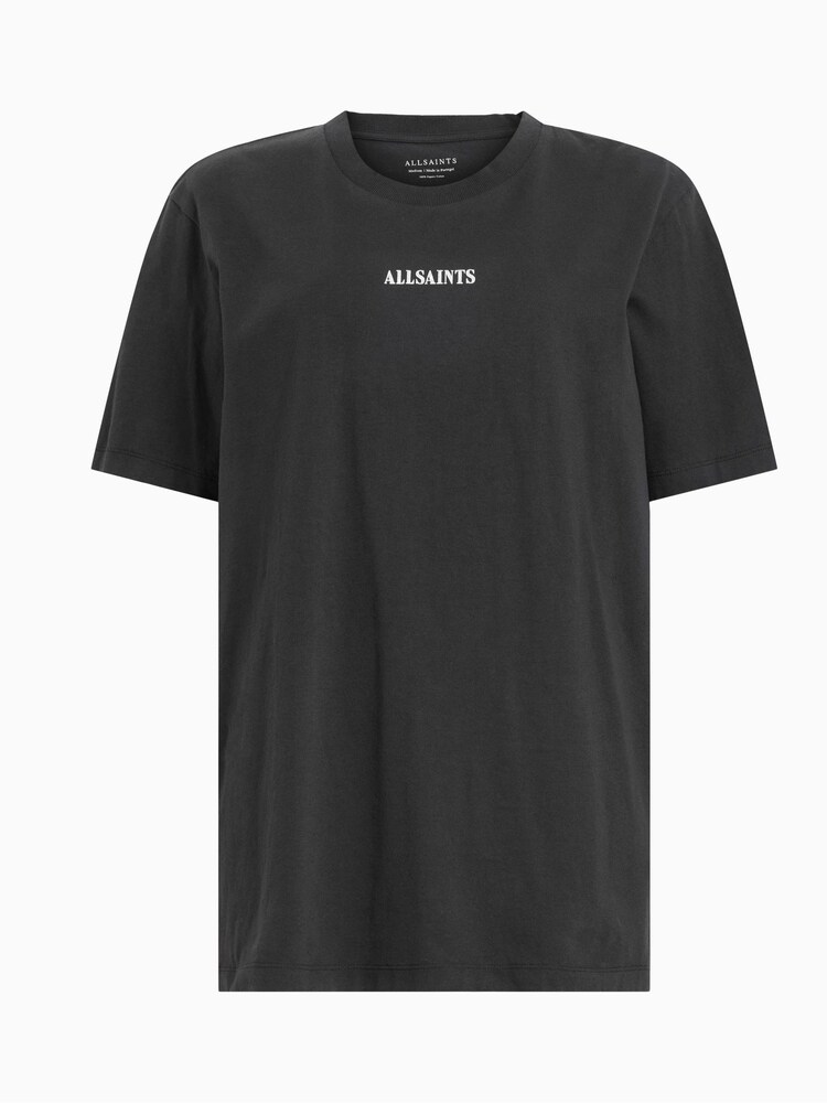 AllSaints Black Fortuna BF T-Shirt - Image 7 of 7