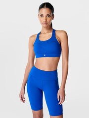 Голубой - Спортивные бюстгальтеры средней степени поддержки Sweaty Betty - Изображение 1 из 5