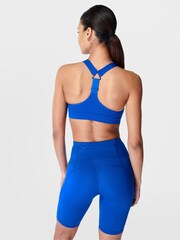 Голубой - Спортивные бюстгальтеры средней степени поддержки Sweaty Betty - Изображение 2 из 5