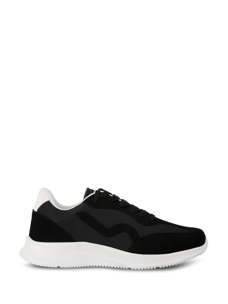 Regatta Black Marine Retro Trainers - Image 1 of 6