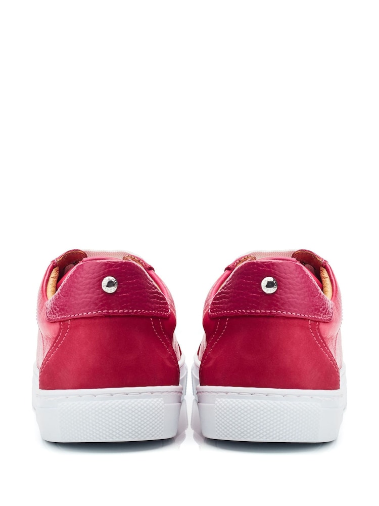 Moda In Pelle Braidie Slim Sole Lace Up Trainers - Image 2 of 4
