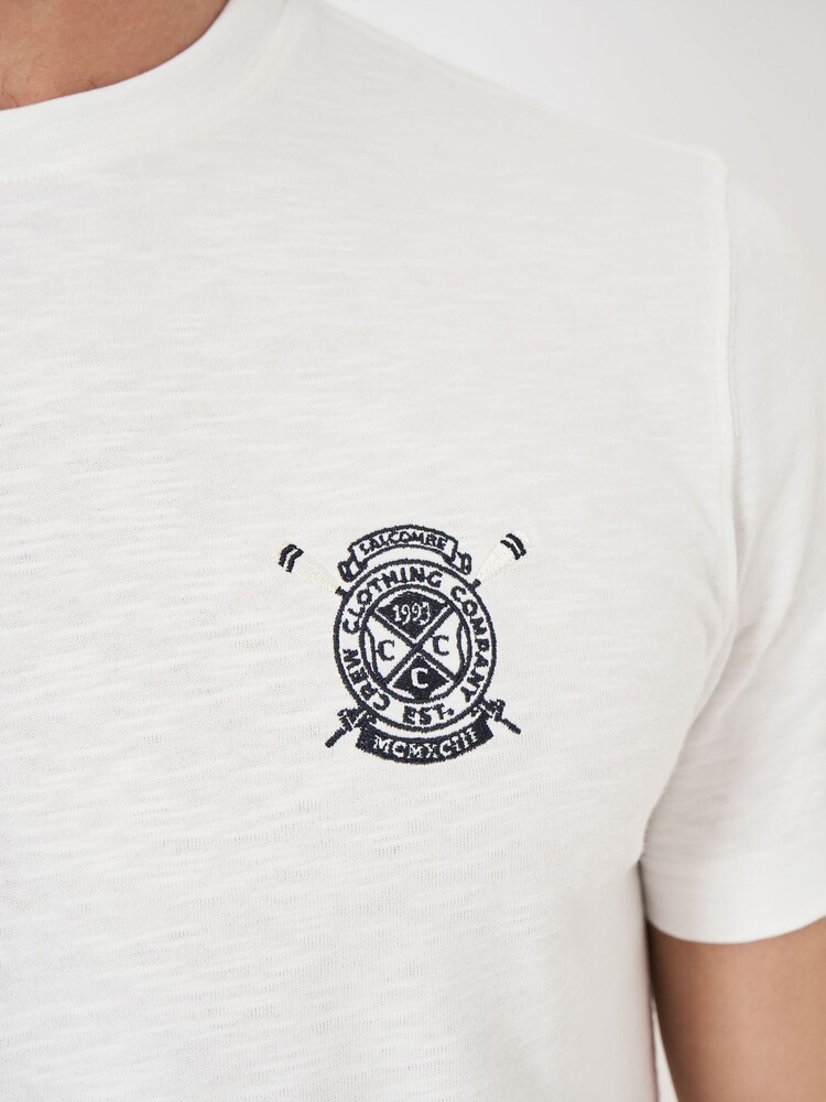 Crew Clothing 100% Cotton Salcombe Patch T-Shirt - Image 4 of 4