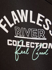 Camiseta sin mangas deportiva de algodón 100 % y corte asimétrico para niña de River Island - Imagen 2 de 3