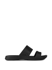 Totes Black Ladies Bounce Double Strap Sliders - Image 2 of 5