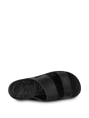 Totes Black Ladies Bounce Double Strap Sliders - Image 4 of 5