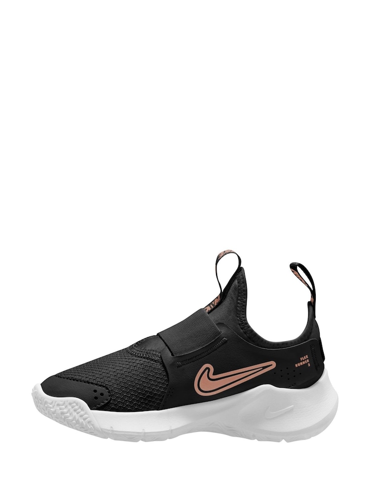 Schwarz/Gold - Nike Junior Flex Runner 3 Turnschuhe - Bild 2 von 4 Schwarz/Gold - Nike Junior Flex Runner 3 Turnschuhe - Bild 2 von 4