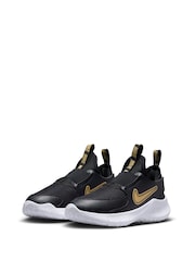 Nike Black/Gold Junior Flex Runner 3 Trainers - Image 5 of 11