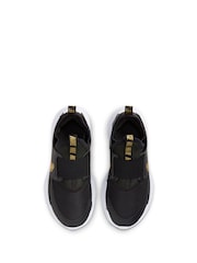 Nike Black/Gold Junior Flex Runner 3 Trainers - Image 6 of 11