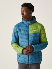 Regatta Blue Hooded Hillpack II Lightweight Padded Jacket - Image 1 of 9
