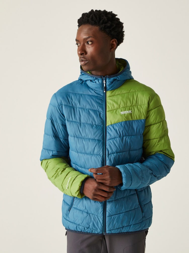 Regatta Blue Hooded Hillpack II Lightweight Padded Jacket - Image 1 of 9