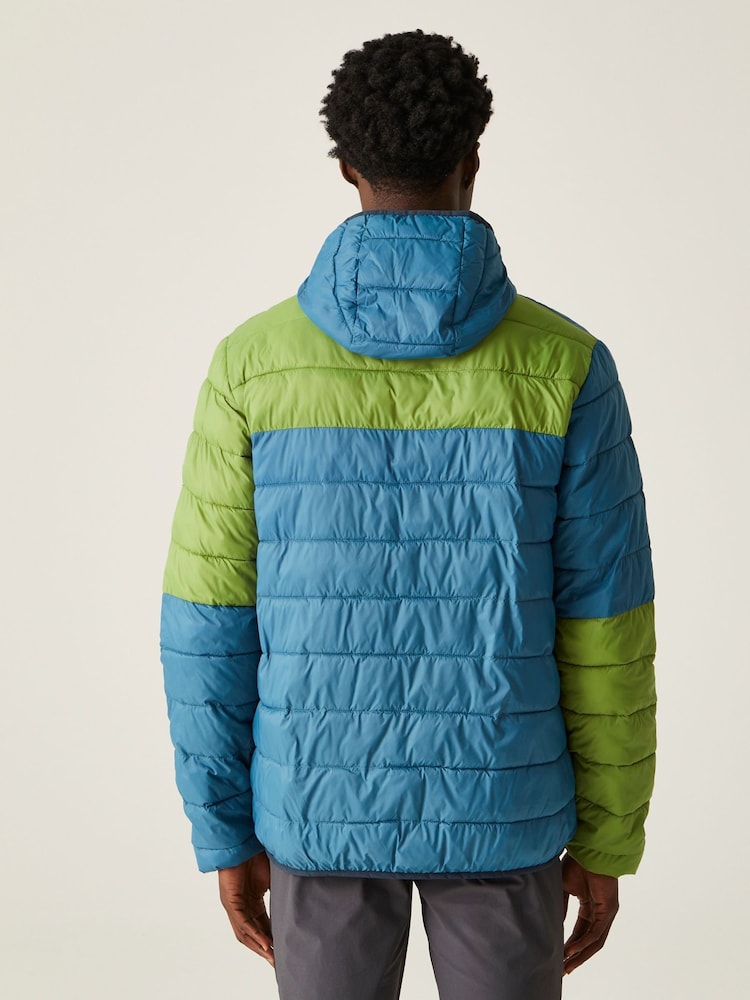 Regatta Blue Hooded Hillpack II Lightweight Padded Jacket - Image 2 of 9