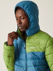 Regatta Blue Hooded Hillpack II Lightweight Padded Jacket - Image 4 of 9