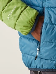 Regatta Blue Hooded Hillpack II Lightweight Padded Jacket - Image 5 of 9