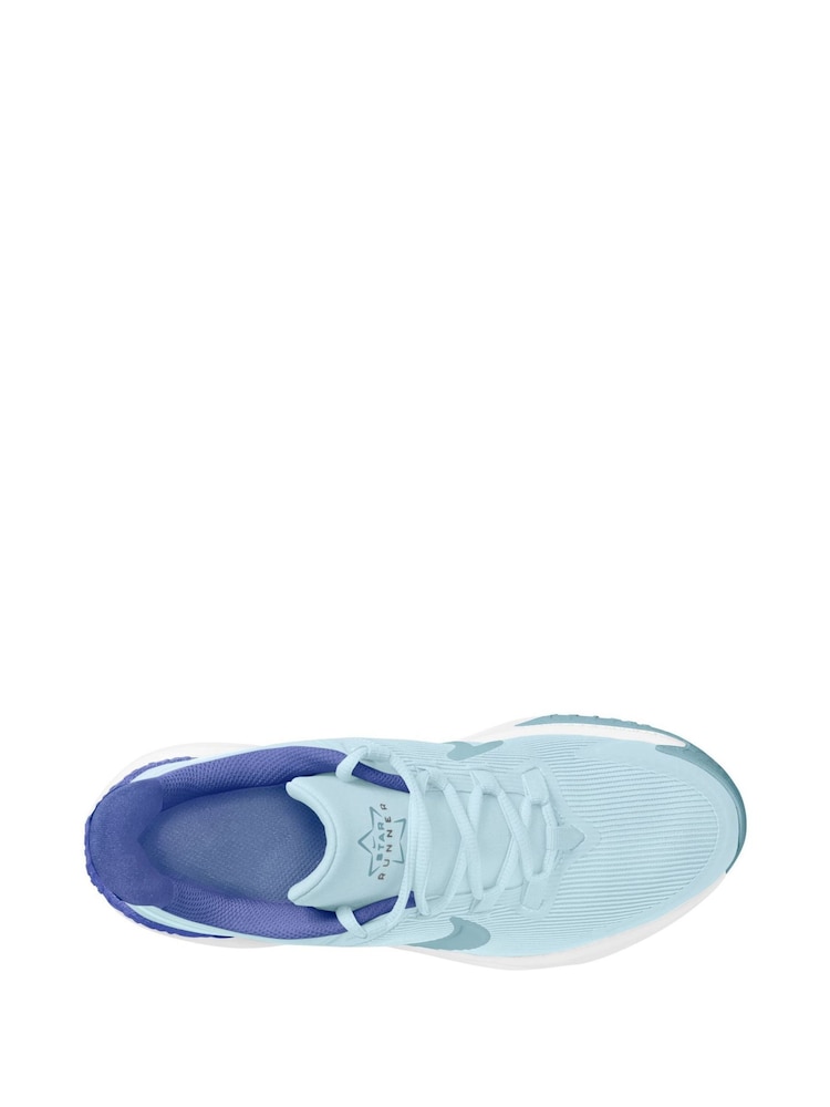 תכול - נעלי ספורט לנוער של Nike דגם Star Runner 4 - Image 3 of 4