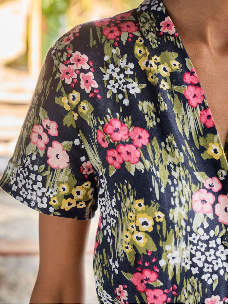 Seasalt Cornwall Blue Treen Cove Jumpsuit - Image 2 of 7 Seasalt Cornwall Blue Treen Cove Jumpsuit - Image 2 of 7