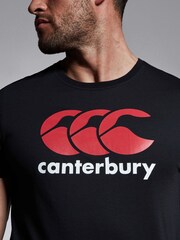 Canterbury Adult Mens CCC Logo Black T-Shirt - Image 5 of 6