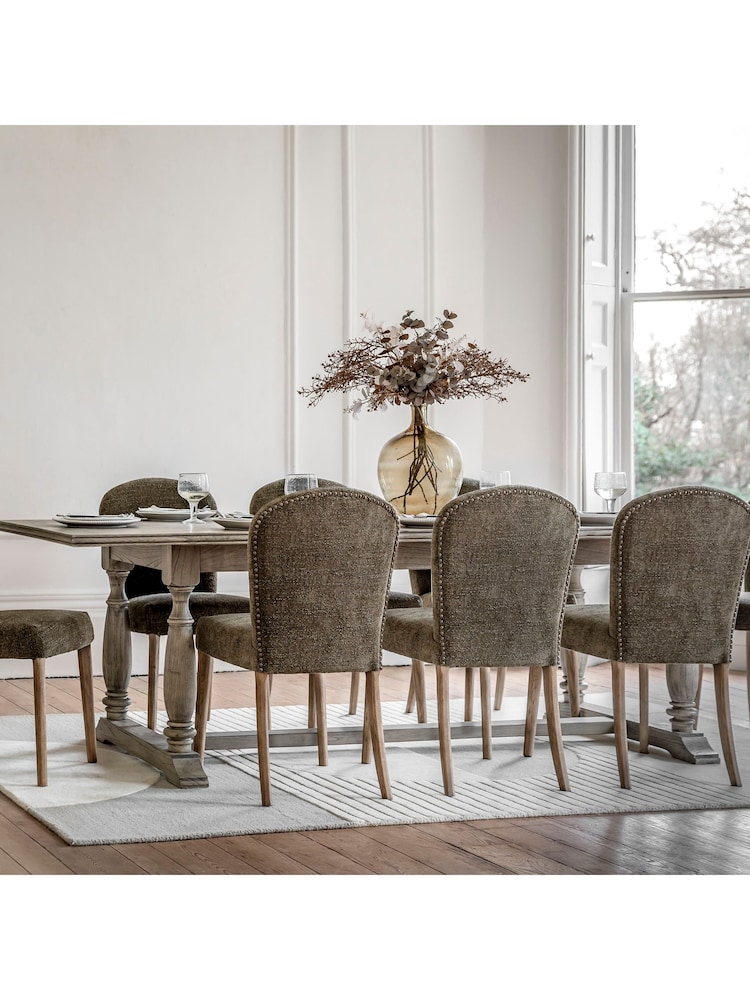 Gallery Home Set of 2 Green Holland Dining Chairs - Image 2 of 6