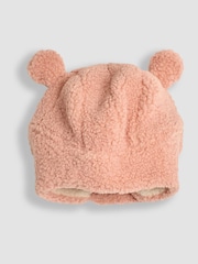 JoJo Maman Bébé Rose Pink Cosy Borg Hat - Image 3 of 4