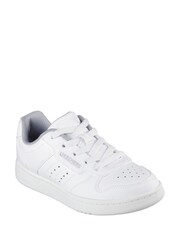 Skechers White Quick Street Trainers - Image 1 of 3