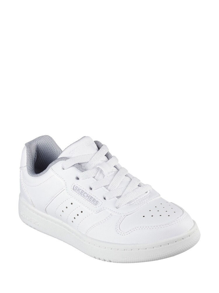 Skechers White Quick Street Trainers - Image 1 of 3 Skechers White Quick Street Trainers - Image 1 of 3