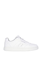 Skechers White Quick Street Trainers - Image 3 of 3