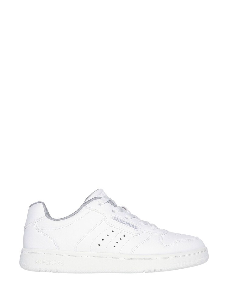 Skechers White Quick Street Trainers - Image 3 of 3