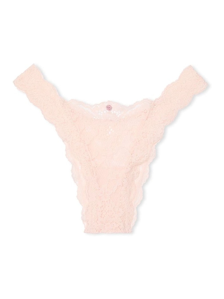Victoria's Secret Purest Pink Brazilian Lace Knickers - Image 3 of 3