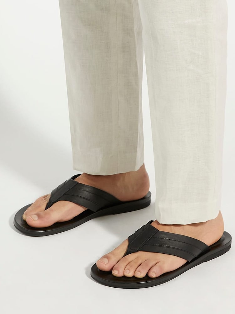 Dune London Fredos Toe Post Sandals - Imagen 1 de 5