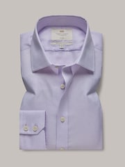 Hawes & Curtis Slim Purple 100% Cotton Non-Iron Dobby Shirt - Image 1 of 3