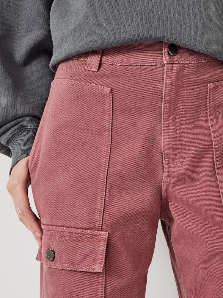 Hush Red Issy Cropped Jeans - Image 4 of 4
