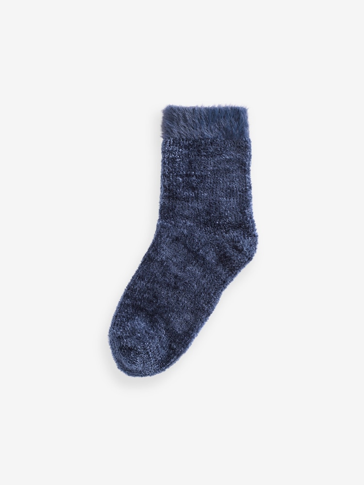 Beerenrot/Marineblau - Kuschelige Samtsocken, 2er-Pack - Bild 5 von 5 Beerenrot/Marineblau - Kuschelige Samtsocken, 2er-Pack - Bild 5 von 5