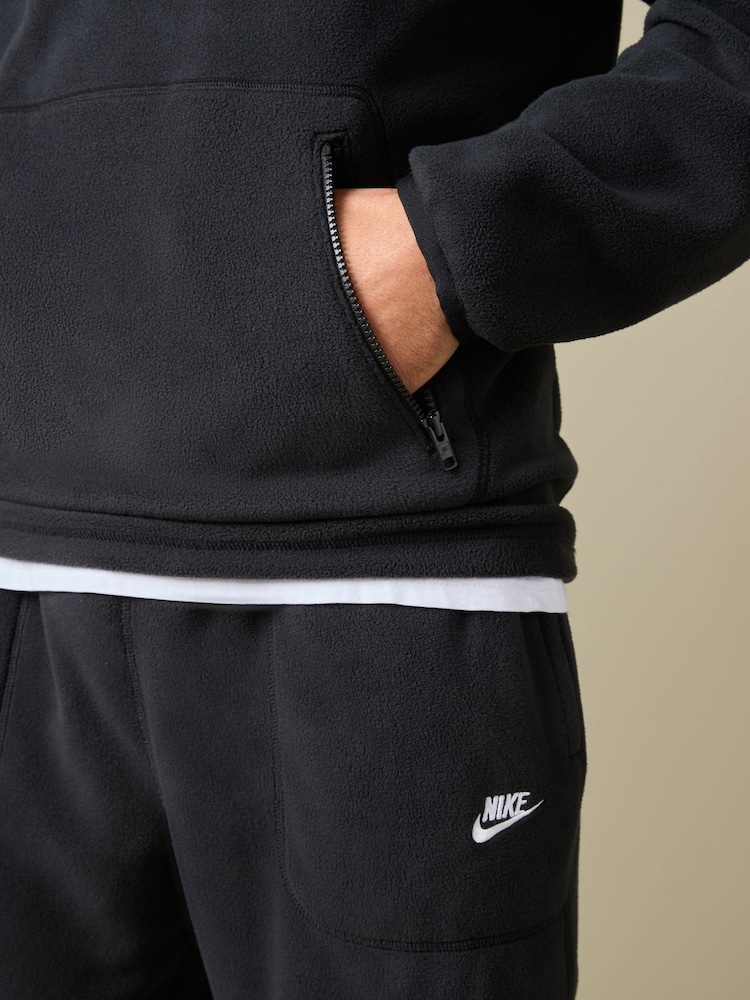 Nike Black Club Winterized Fleece Pullover Hoodie - Image 6 of 6