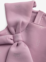 mauve - Robe Baker by Ted Baker en néo-marine à nœud - Image 10 de 14