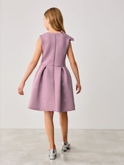 mauve - Robe Baker by Ted Baker en néo-marine à nœud - Image 2 de 14