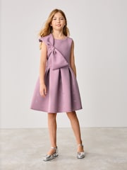 mauve - Robe Baker by Ted Baker en néo-marine à nœud - Image 3 de 14
