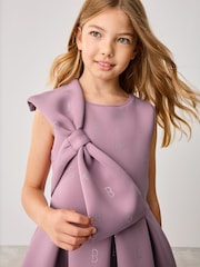 mauve - Robe Baker by Ted Baker en néo-marine à nœud - Image 5 de 14