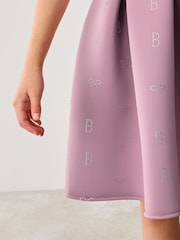 mauve - Robe Baker by Ted Baker en néo-marine à nœud - Image 7 de 14
