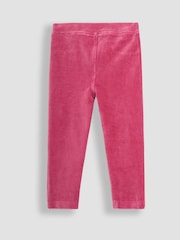 JoJo Maman Bébé Pink & Blue 2-Pack Jersey Cord Jeggings - Image 3 of 5