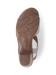 Pavers Natural / brown Pavers Natural Heeled Slingback Sandals - Image 5 of 5