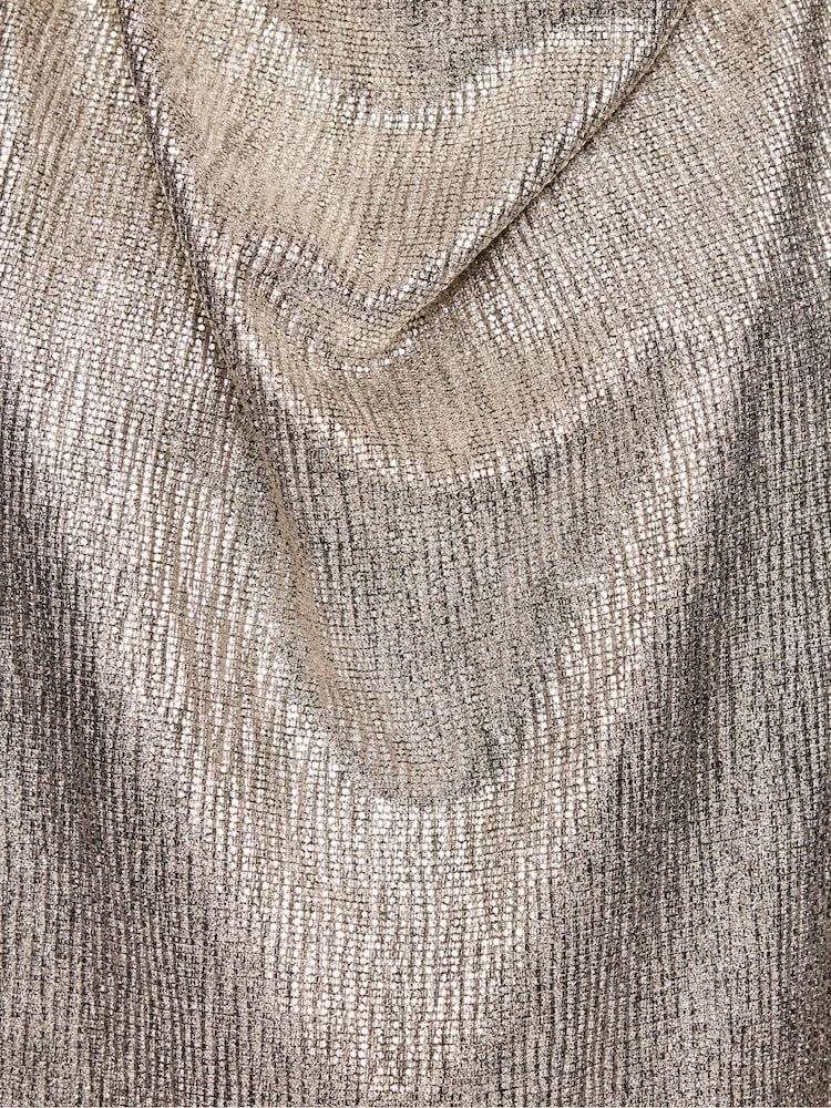 Jigsaw Gold Metallic Cowl Neck Top - Image 7 of 7