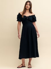 Nobody's Child Black Plain Genevieve Dress - Image 2 of 3